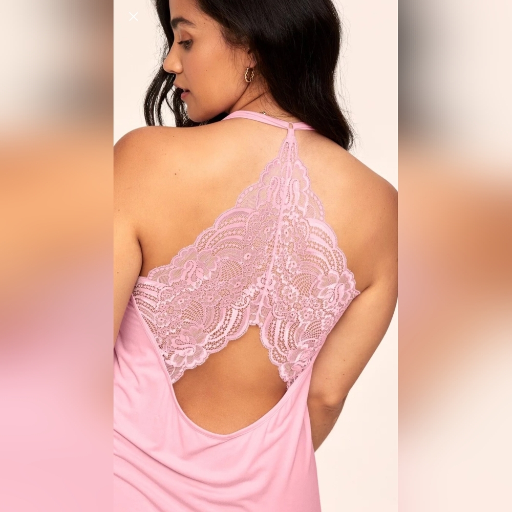 Adore Me Pink Jacqueline slip chemise Size XL
